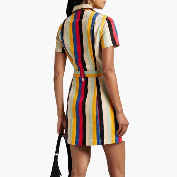 Alice + Olivia Multicolor Striped Mini Dress - Picture 2 of 4